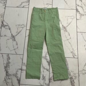 Suzy Shier Green Straight Leg Pants